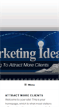 Mobile Screenshot of moremarketingideas.com